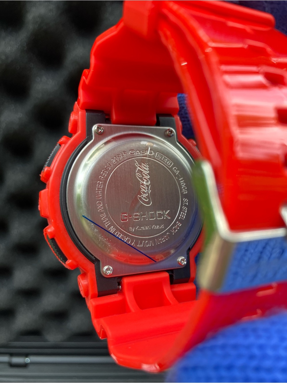 Custom G Shock x Coca Cola Collab red and black Color-way - Picture 5 of 6